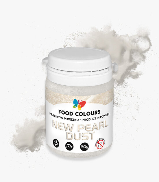 Jaunā perlamutra krāsviela pulverī dekorēšanai ar otu 20g